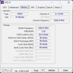 KLEVV CRAS XR5 RGB CPUZ 6400c28